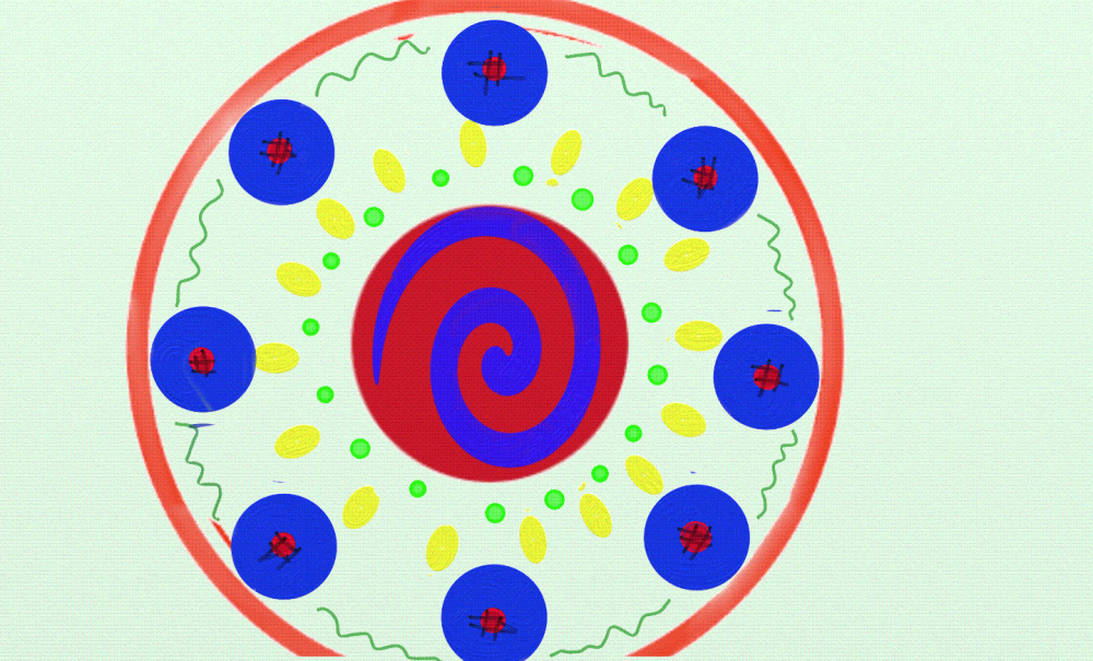 Дымковская игрушка индюк эскиз