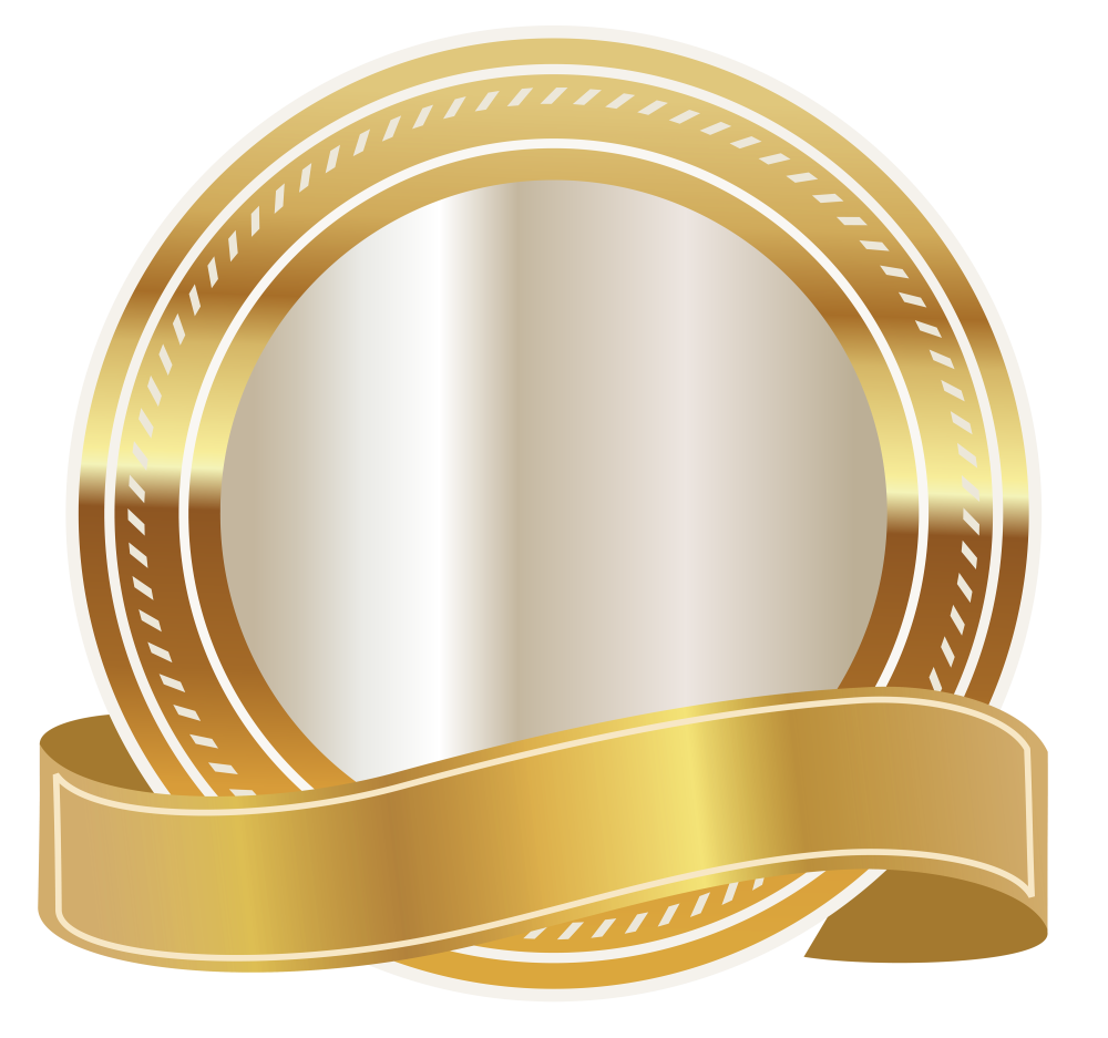 Круглая рамка с лентой