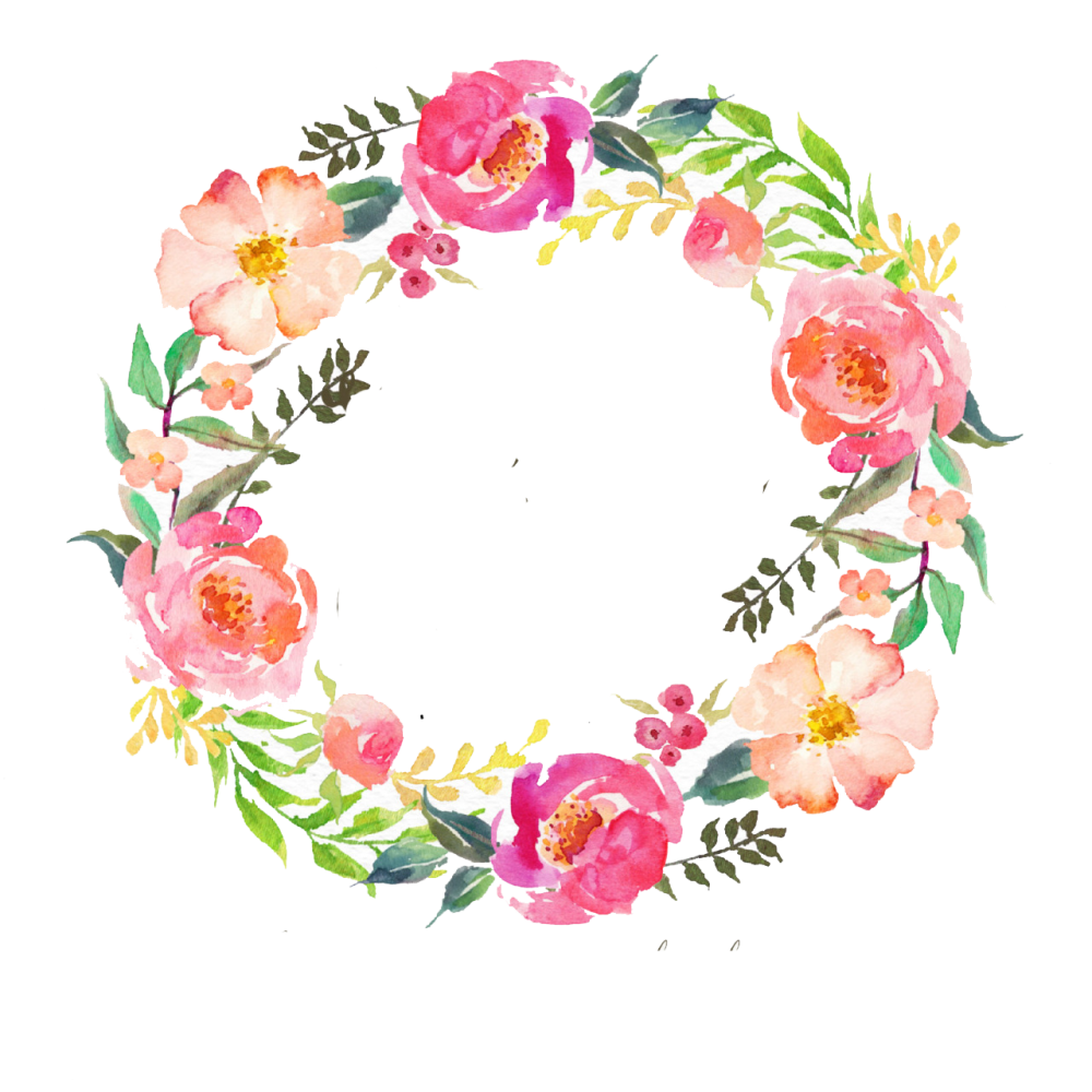 Цветы в круге