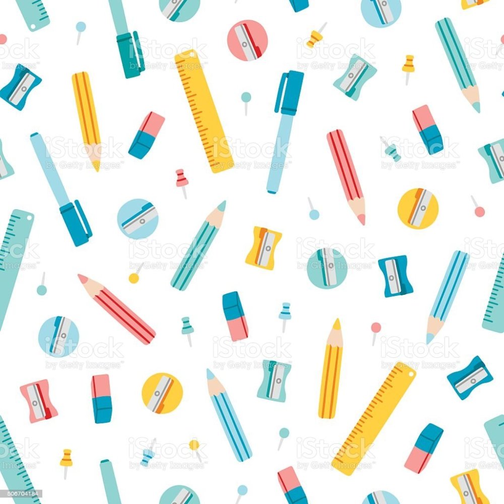 Паттерн канцелярские принадлежности