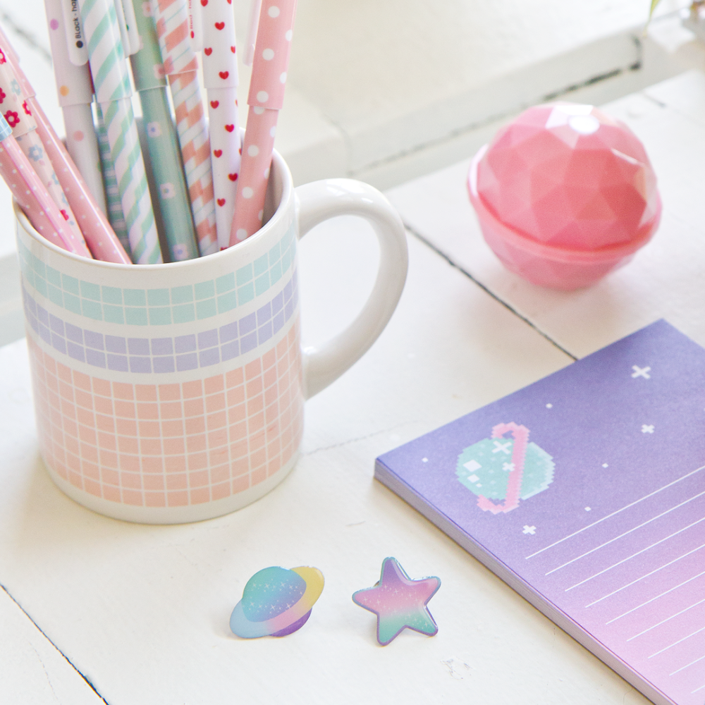 Канцелярия в пастельных тонах