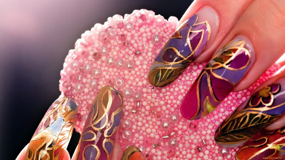 Визитка мастера маникюра