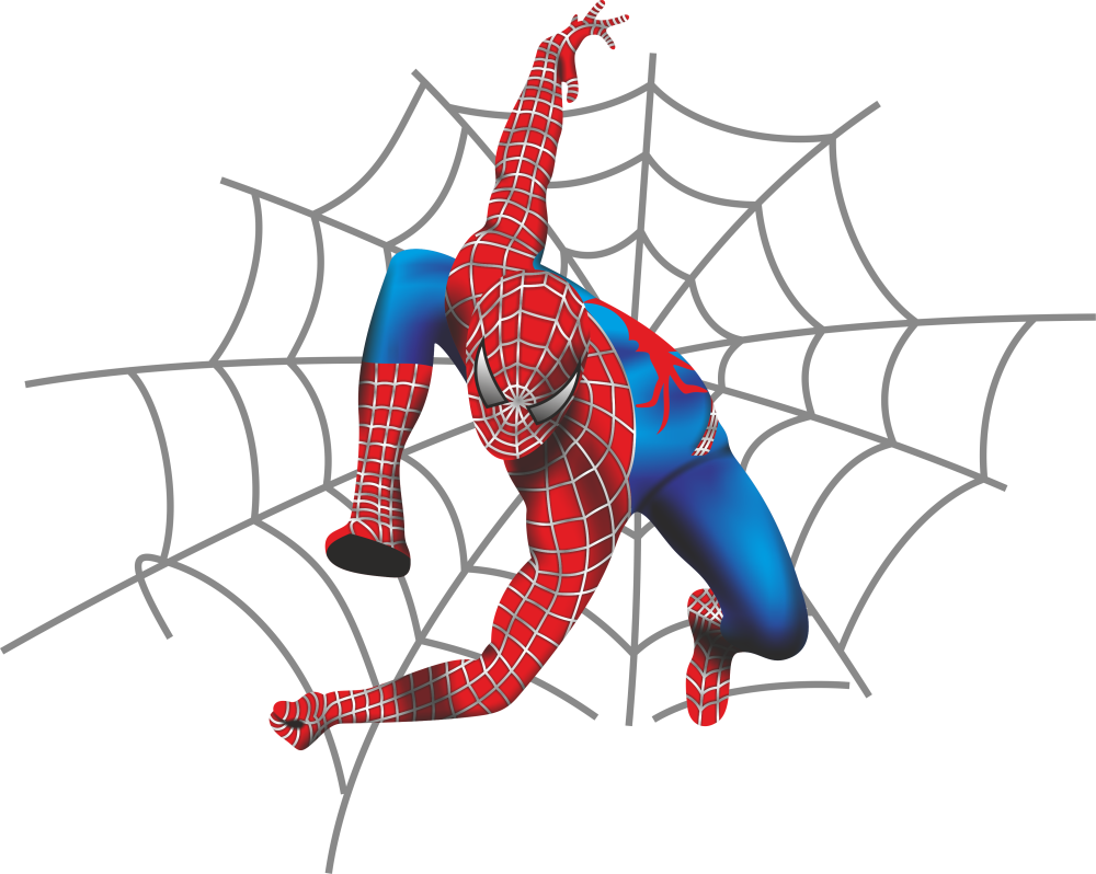 Паутина на черном фоне для фотошопа