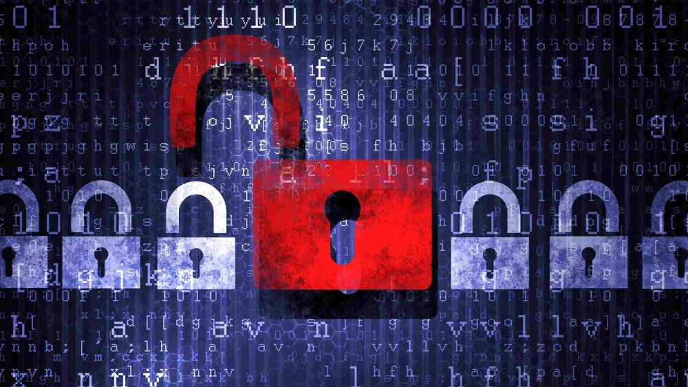 Замок открытый и закрытый