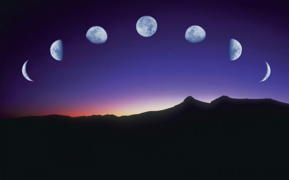 Луна на рабочий стол