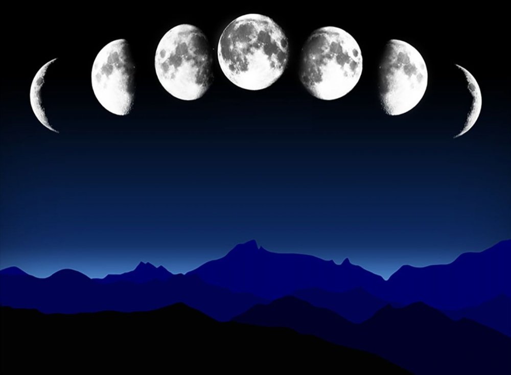 Луна кисти фотошоп