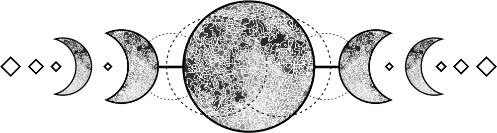 Графическое изображение Луны