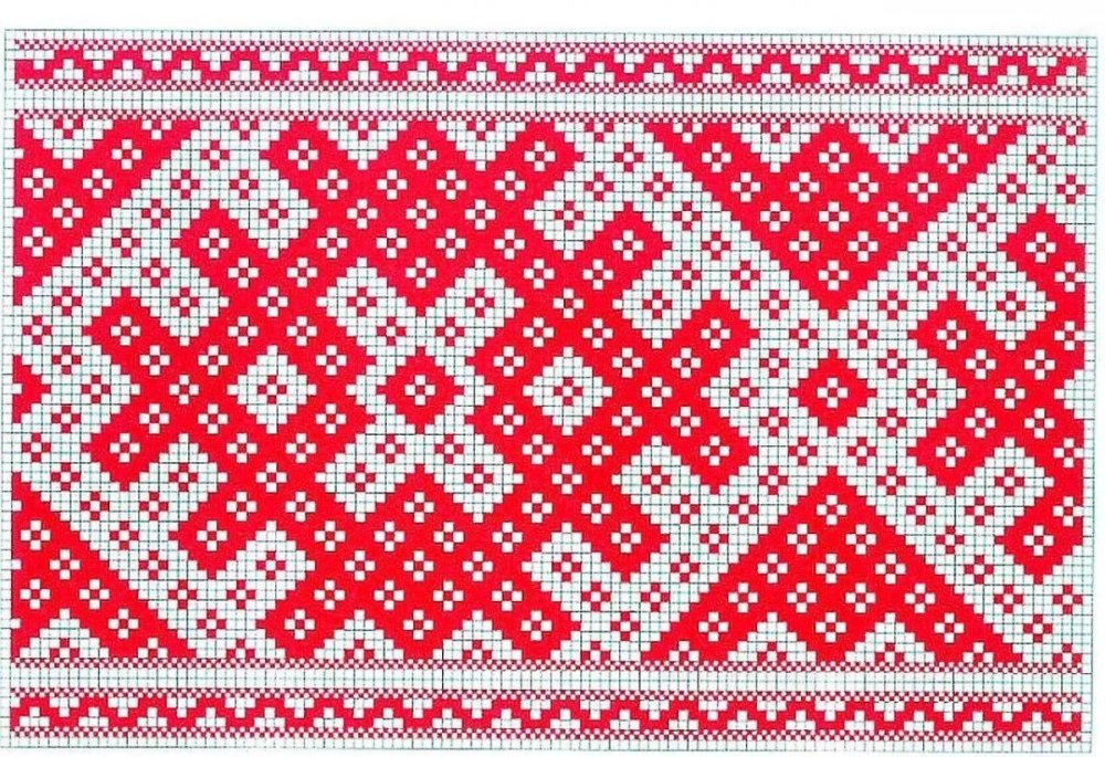 Орнаменты чувашских рушников