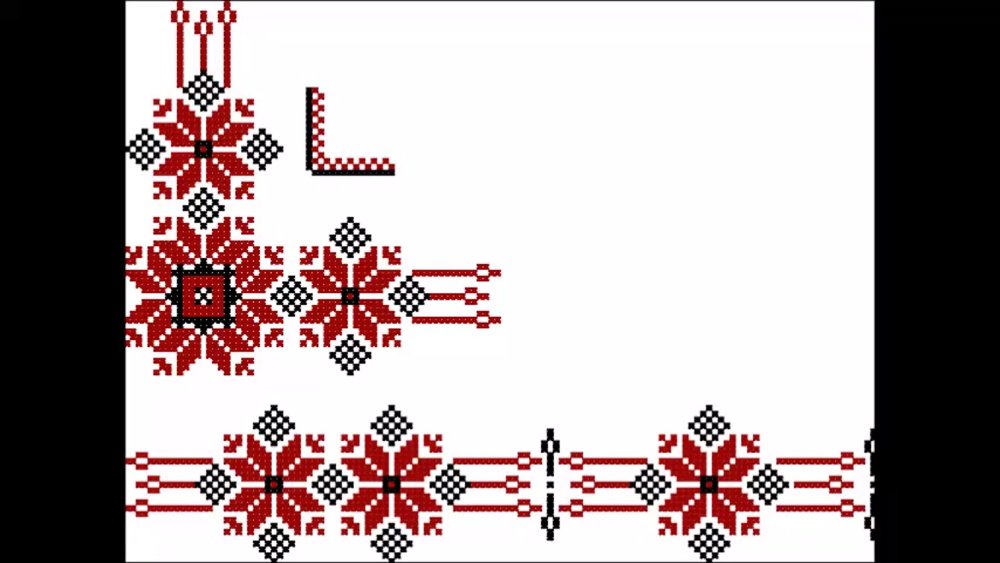 Коми-Пермяцкий национальный узор