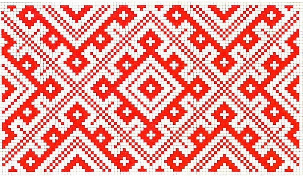 Башкирские узоры фон