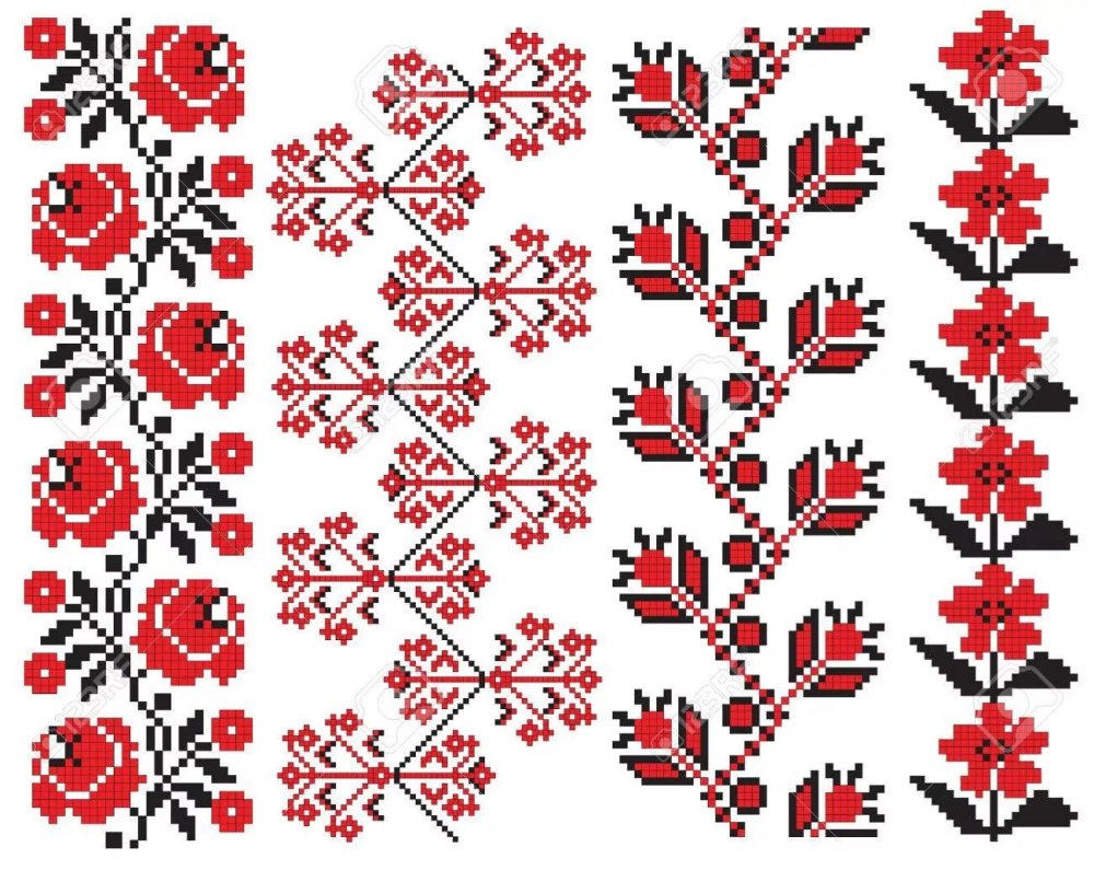 Удмуртский узор рамка