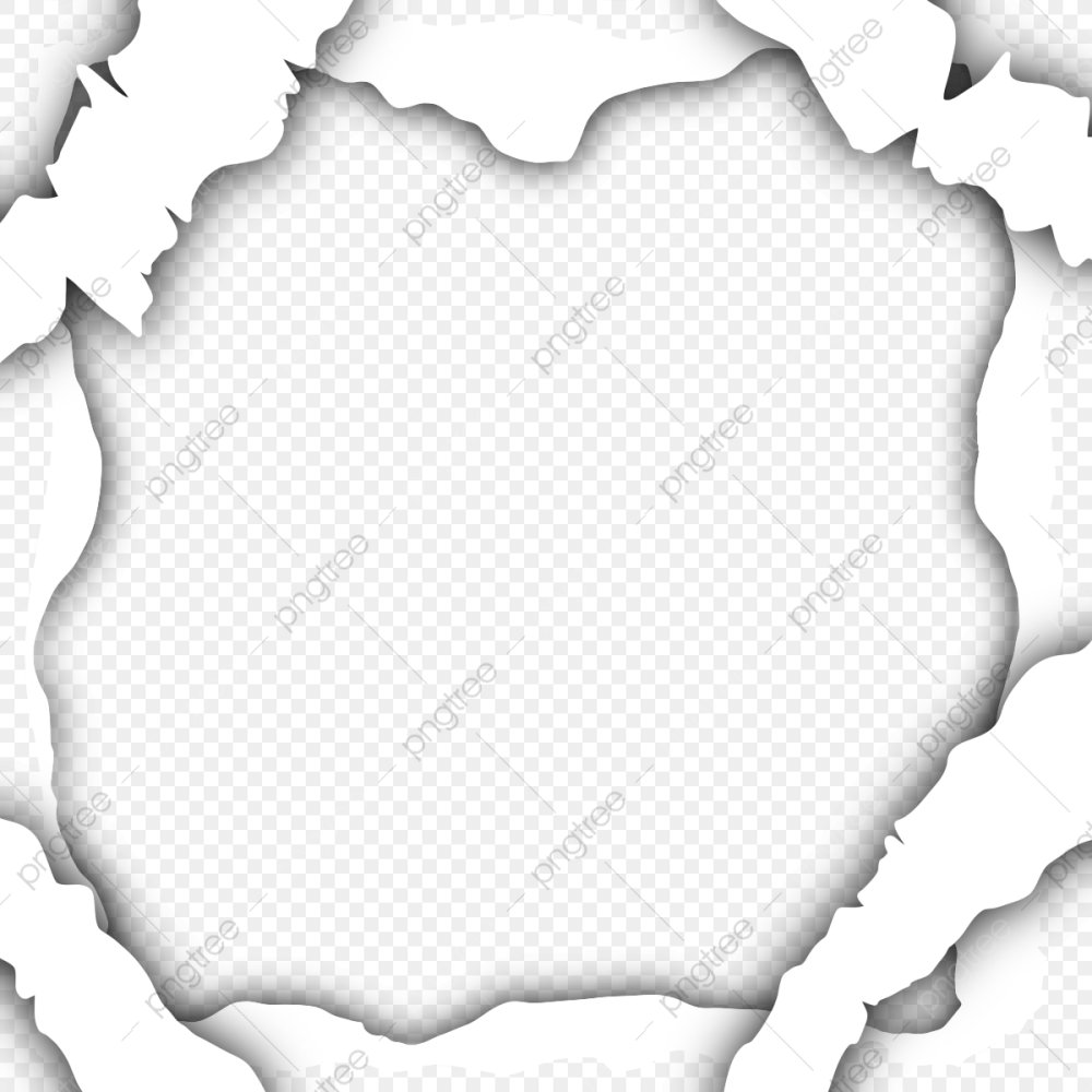 Рамка рваная бумага