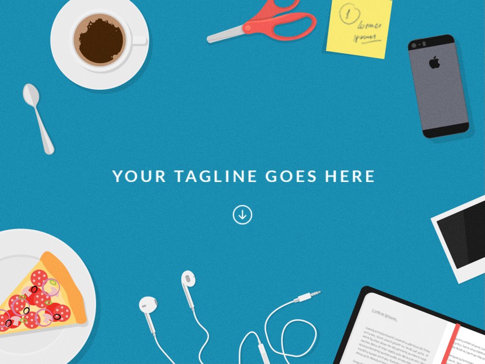 Веб дизайн фон флэт