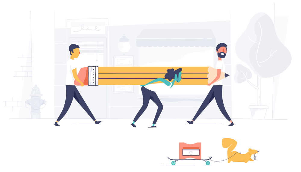 Современные флэт иллюстрации