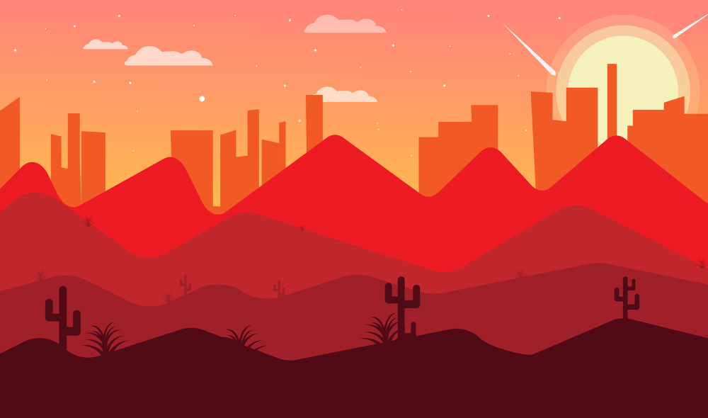 Графика в стиле Flat