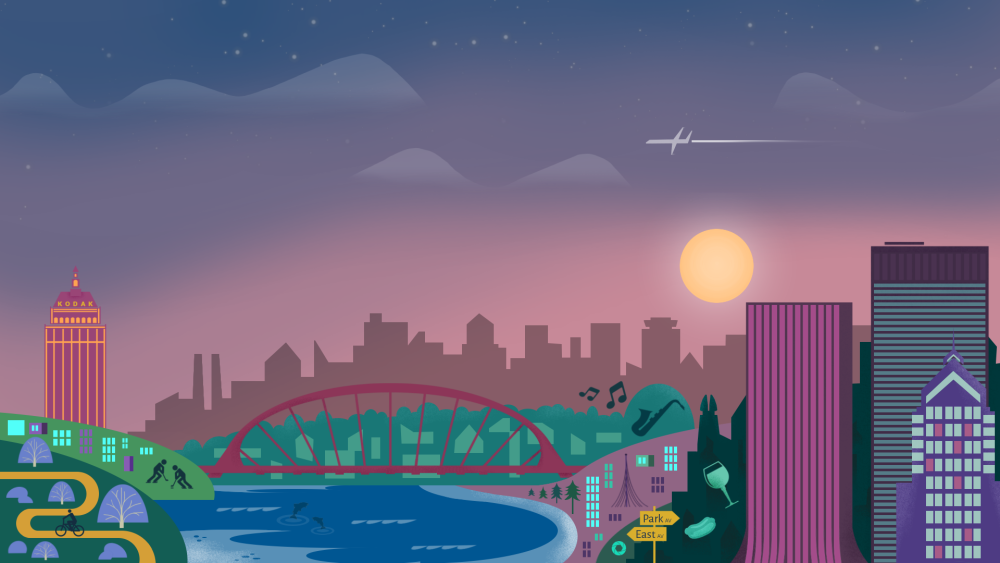 Детские иллюстрации в стиле флэт