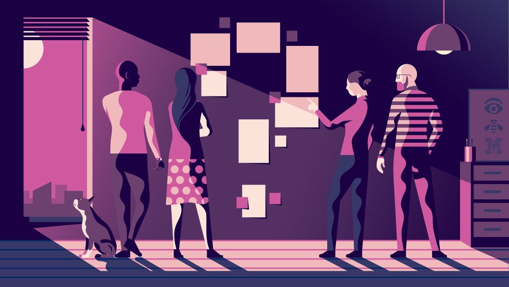 Флэт иллюстрации люди