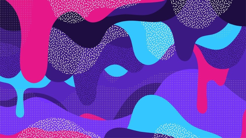 Фон город флэт