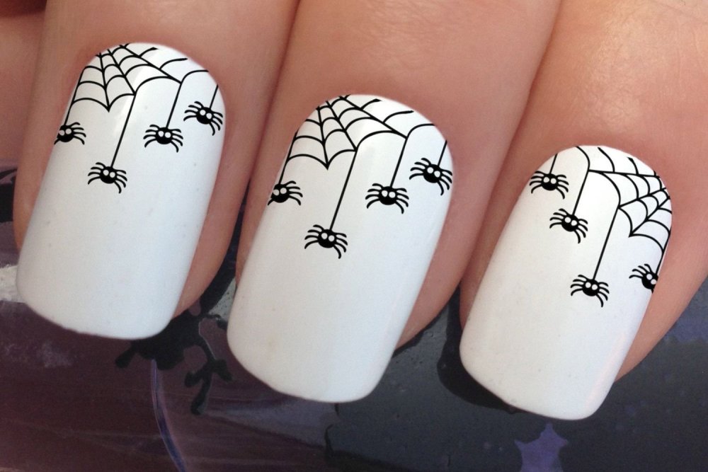 Ногти в китайском стиле короткие