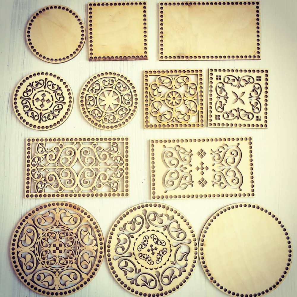 Якутский узор круглый