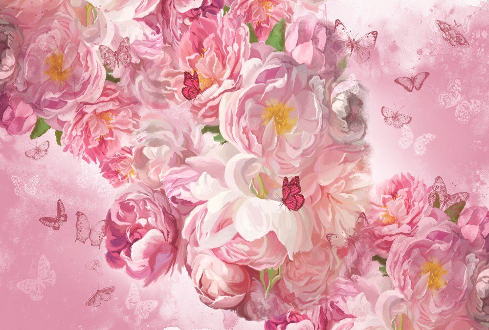 Нюдовые пионы