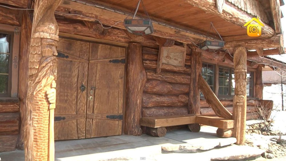 Отделка необрезной доской