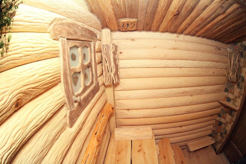 Обшивка необрезной доской