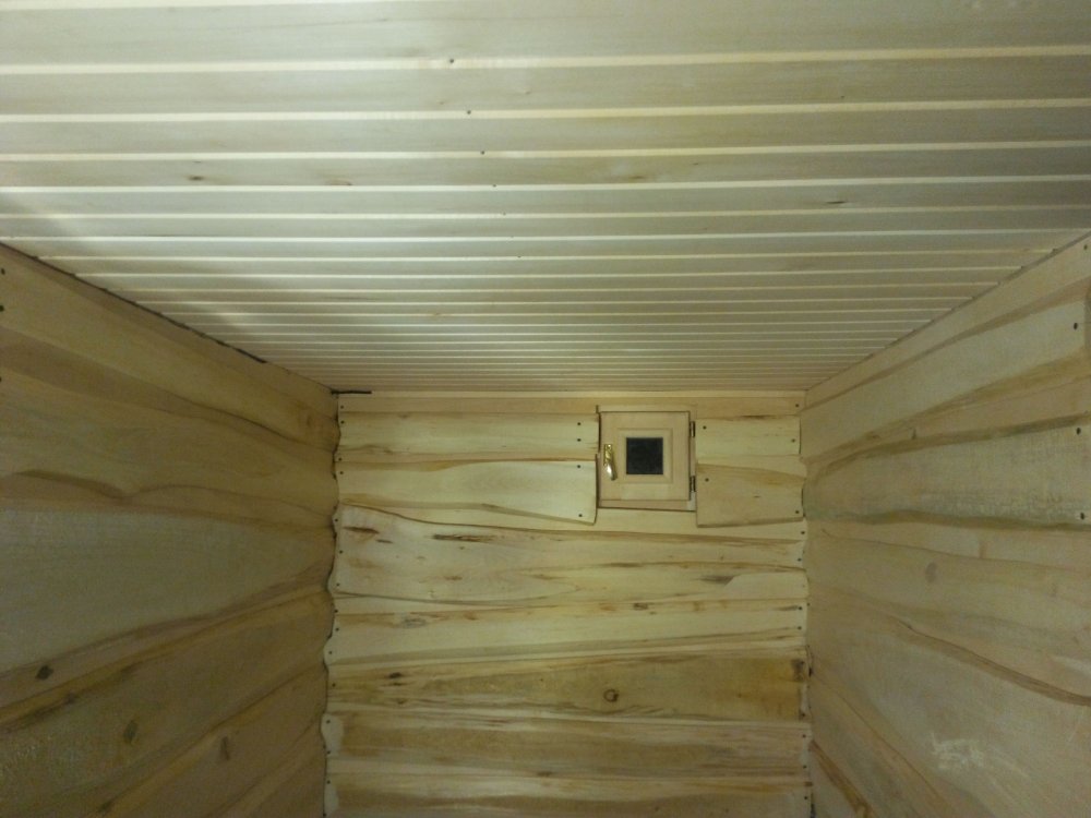 Баня стиль Леший необрезная доска