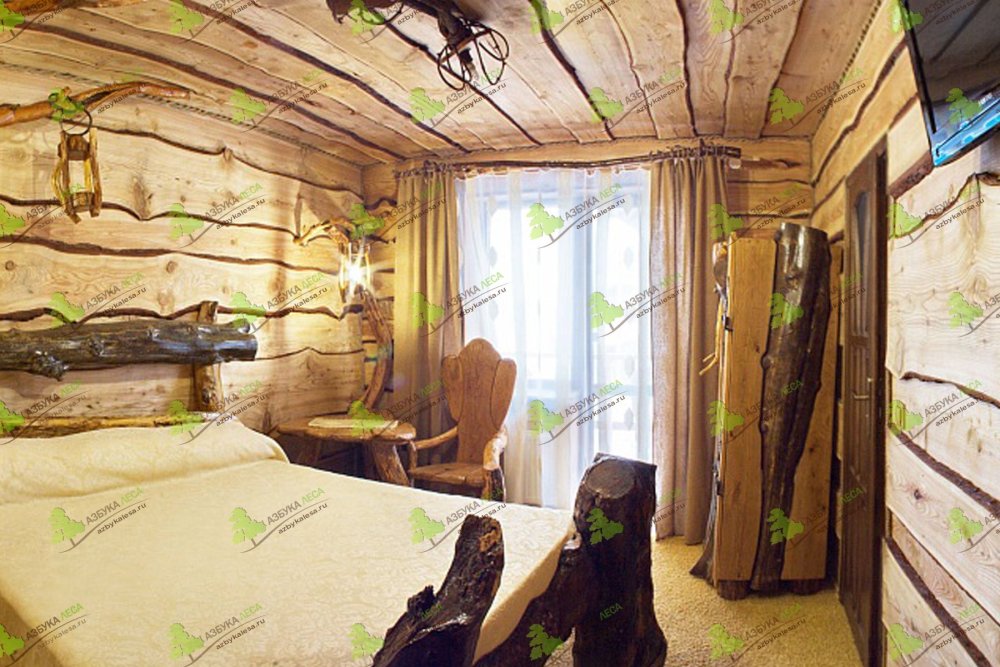 Липовый блок-Хаус с лыком