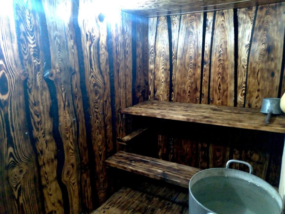 Обрезная доска в интерьере