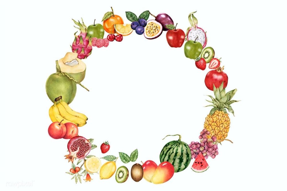 Рамка овощи и фрукты