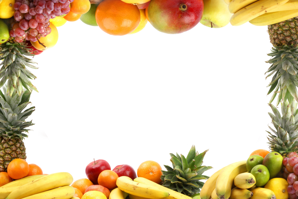 Рамка из овощей и фруктов
