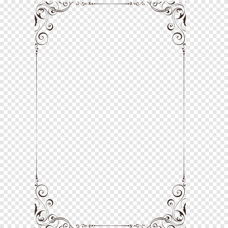 Тонкая Узорная рамка