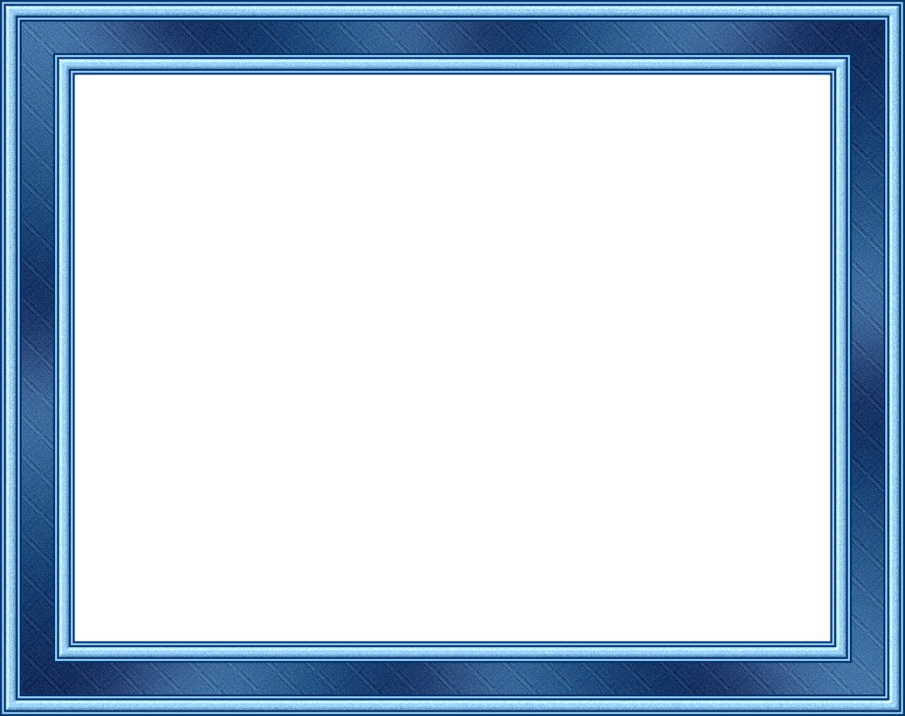 Рамка синяя