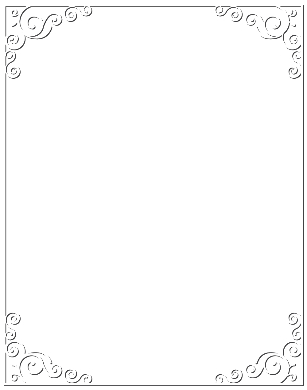 Белая рамка