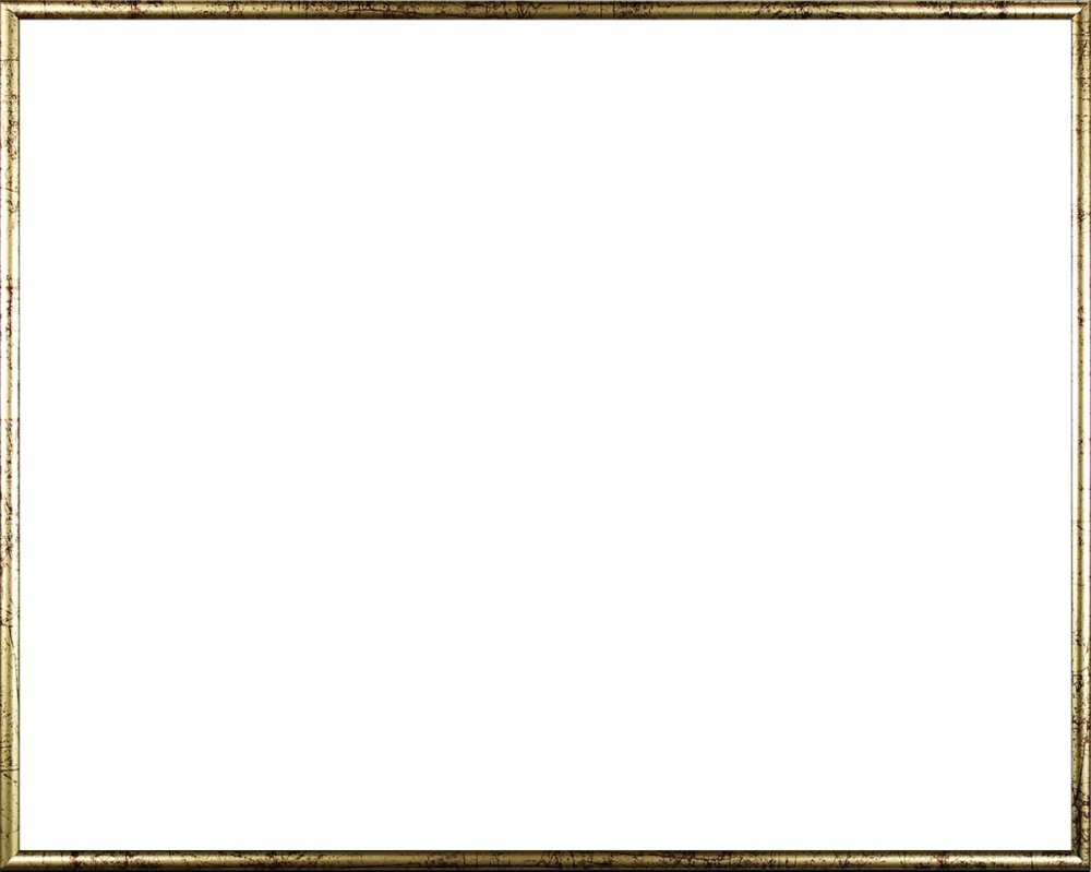 Тонкая Золотая рамка