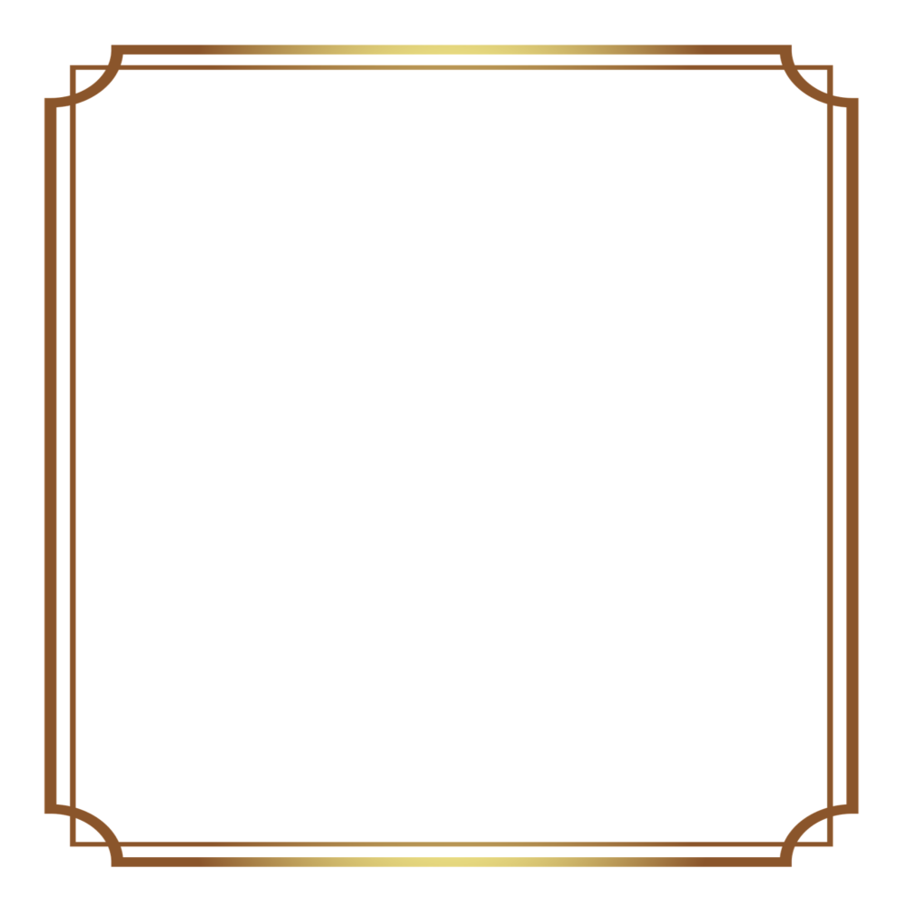 Золотая рамка прямоугольная