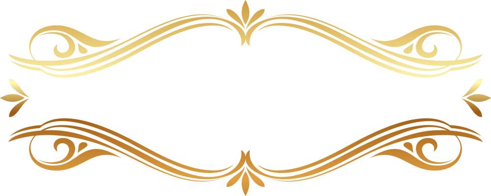 Золотая окантовка