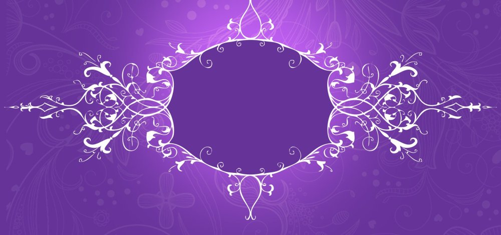 Сиреневый фон с узорами