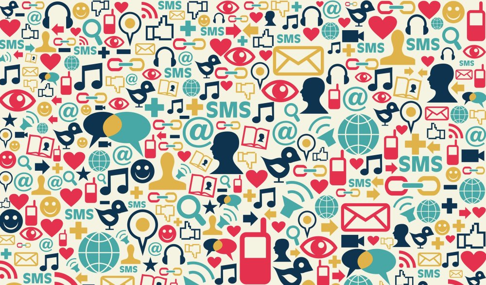 Социальные сети фон