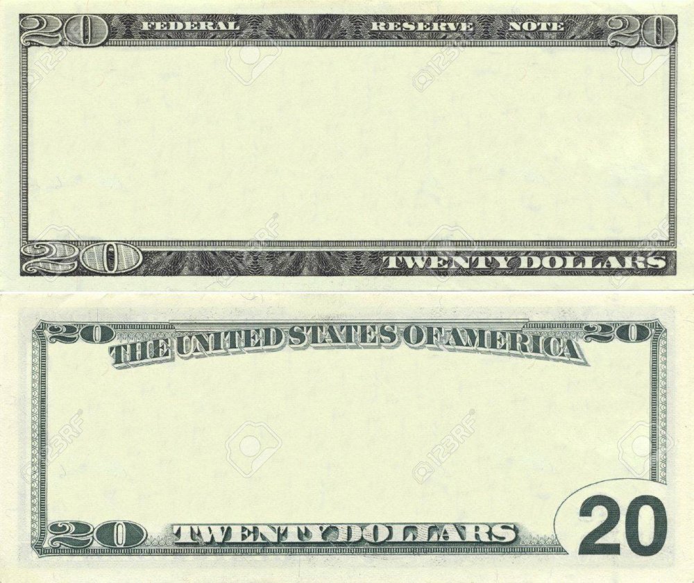 Пустые заготовки для банкнот