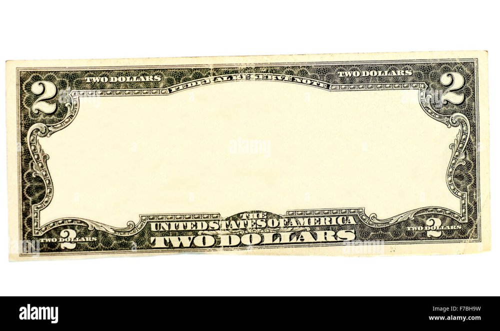 Купюра макет пустая