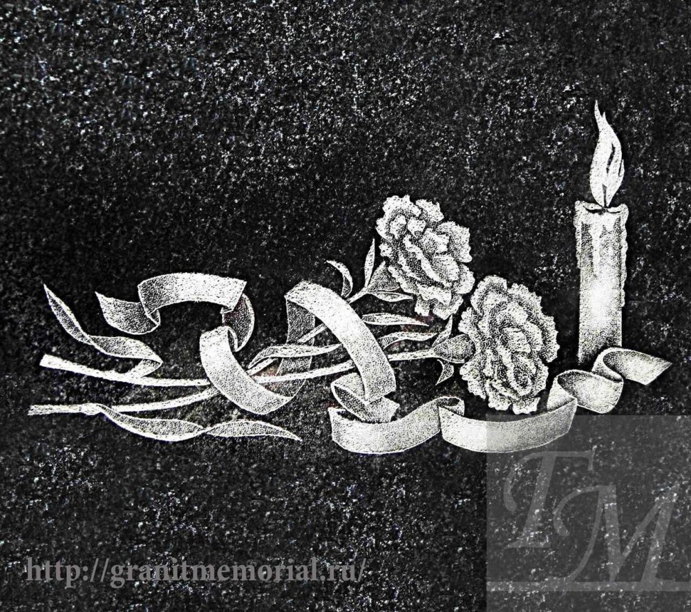 Свеча и гвоздики для гравировки