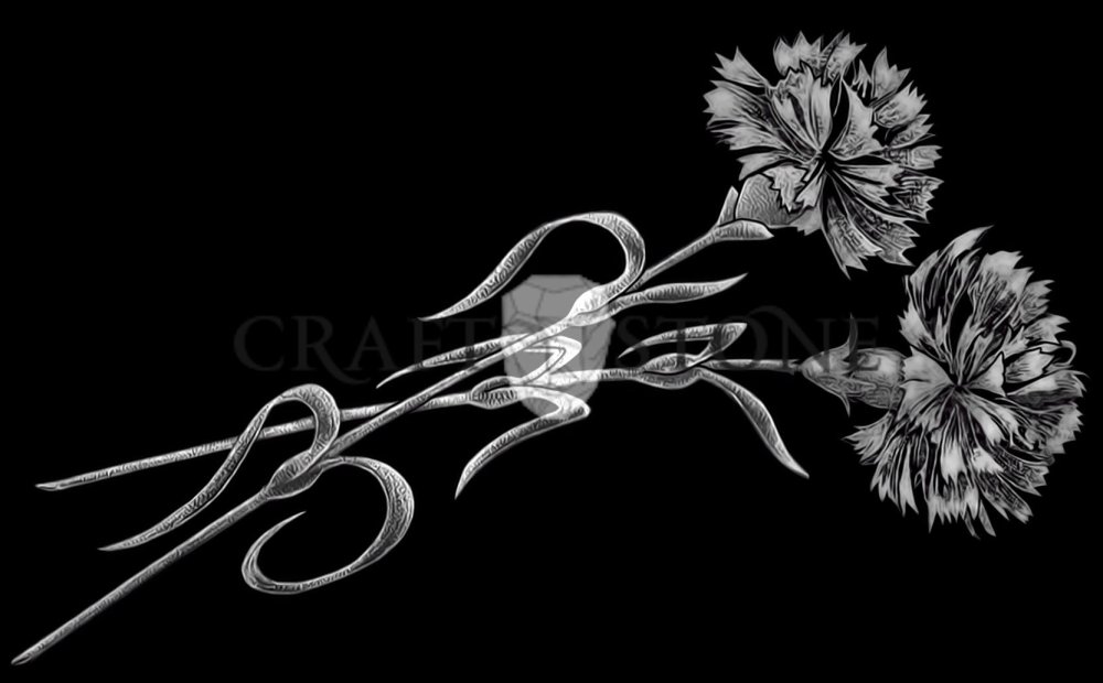 Гвоздики гравировка