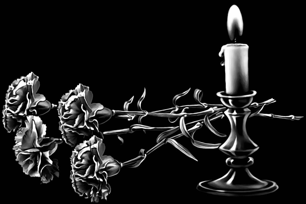 Хризантемы гравировка на граните