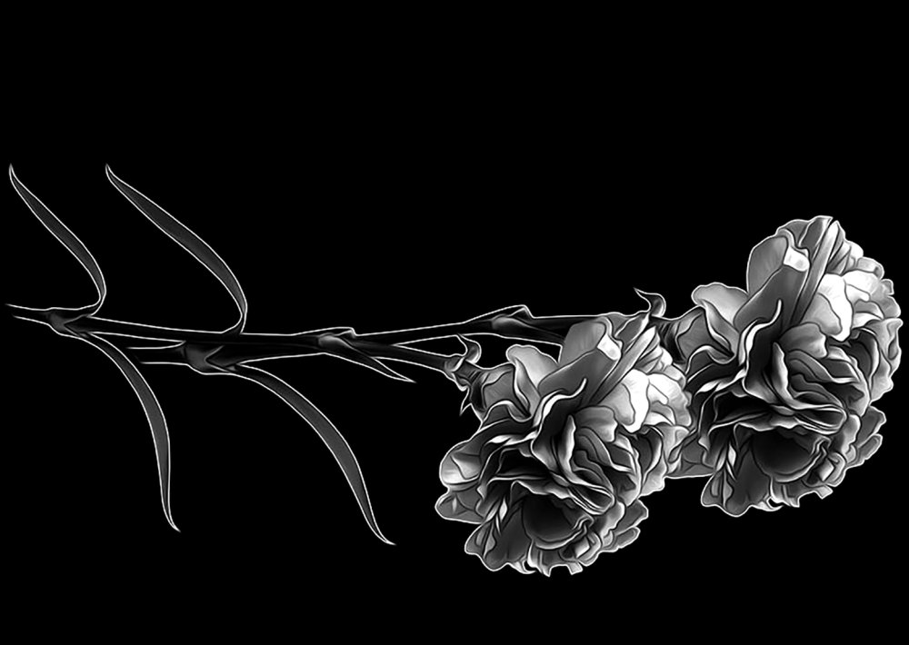 Цветы на памятнике гравировка