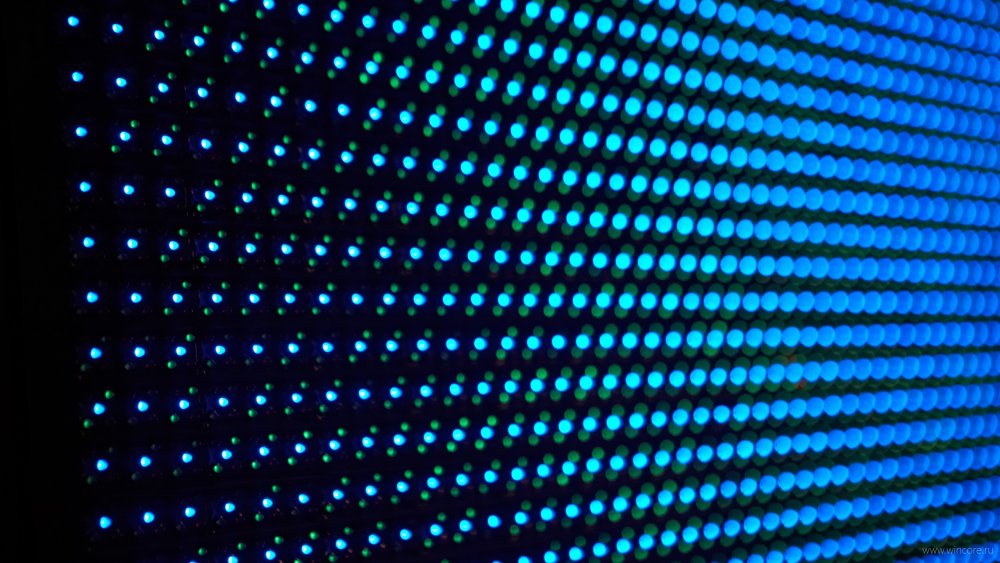 Пиксельная сетка на мониторе