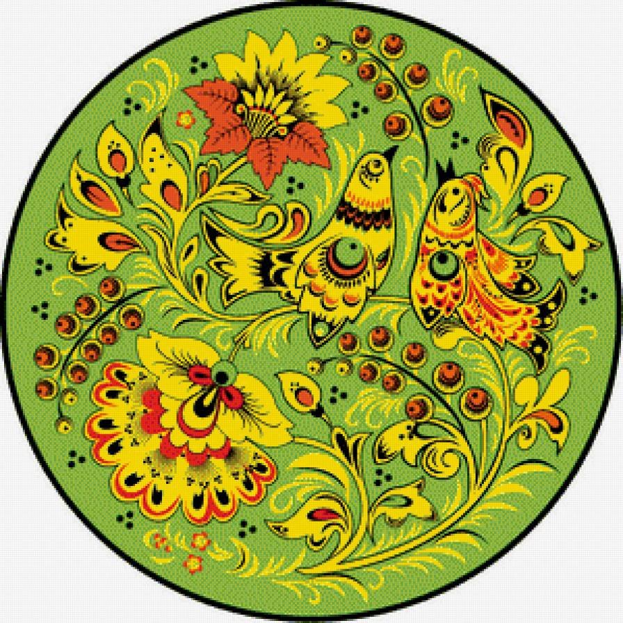 Народная Хохломская роспись