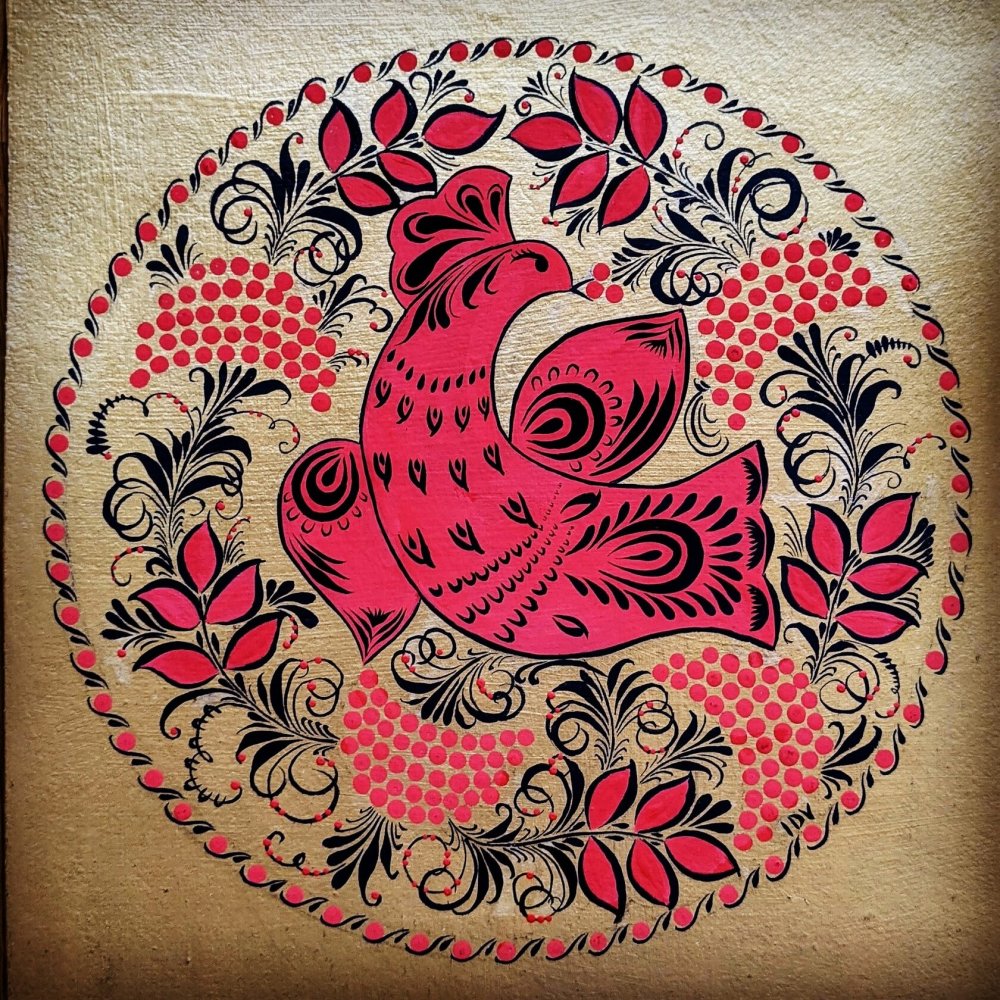 Мастер класс по народной росписи