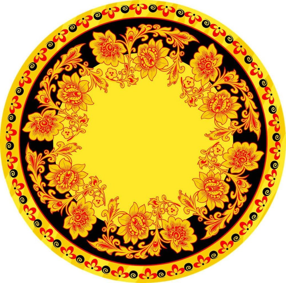 Национальный орнамент круг